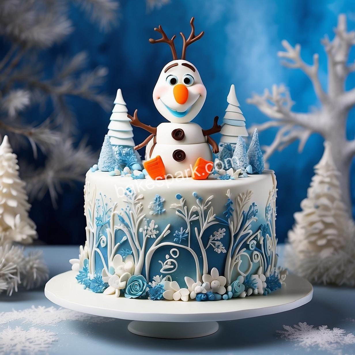 olaf cake
