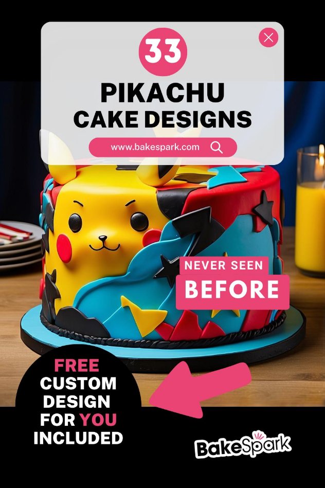 pikachu cake pinterest
