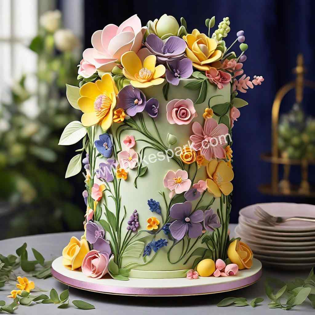 floral cake design