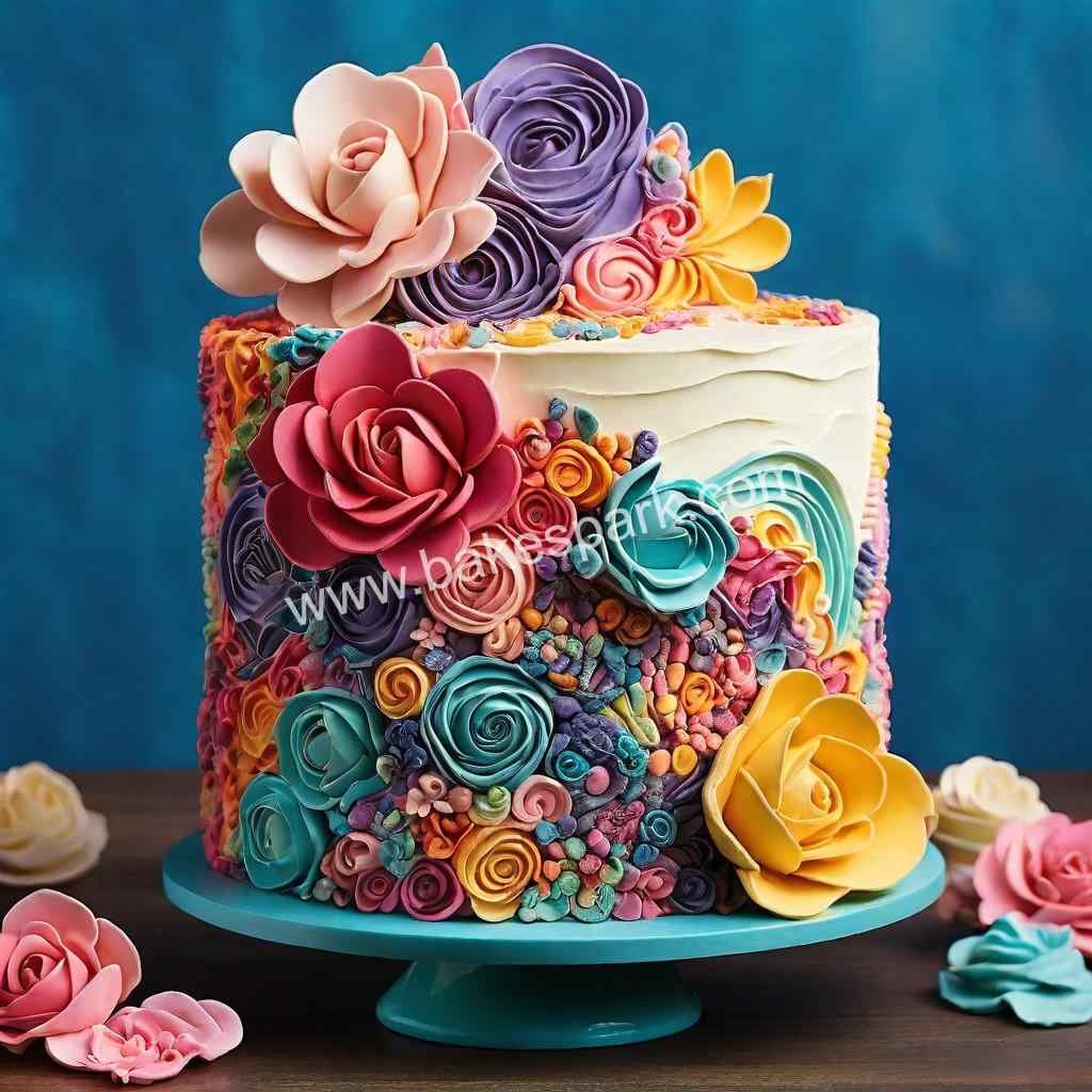 floral cake design