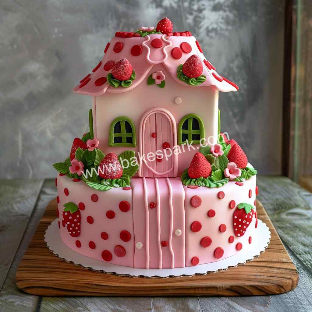 strawberry cake design