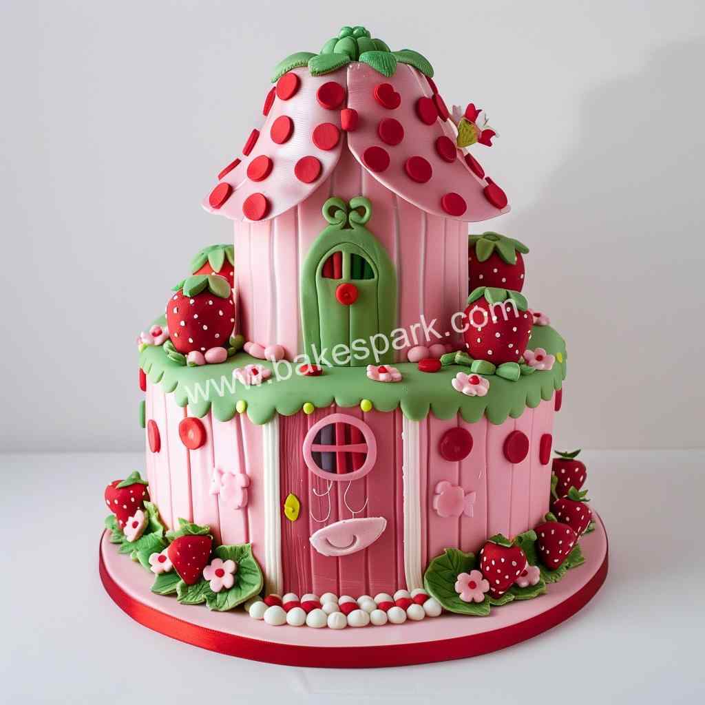strawberry cake design