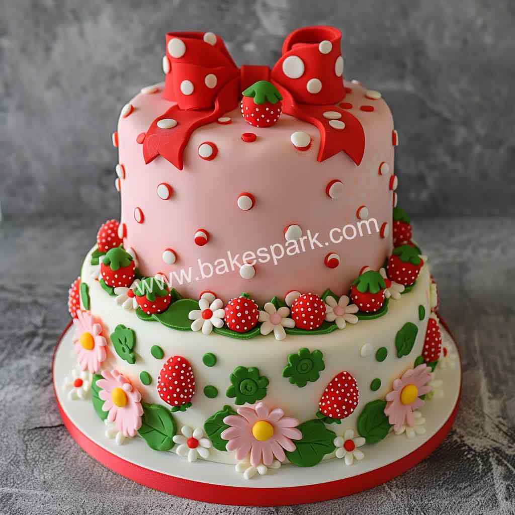 strawberry cake design