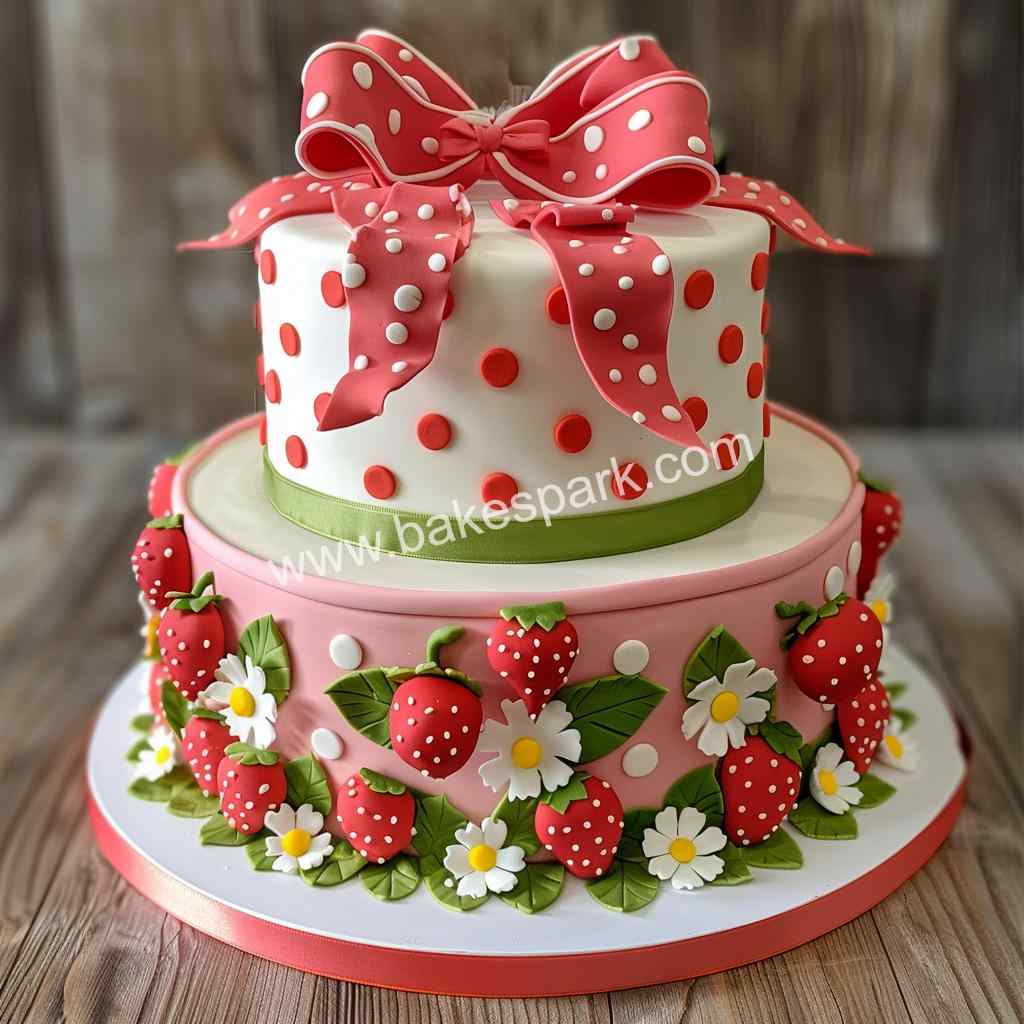strawberry cake design