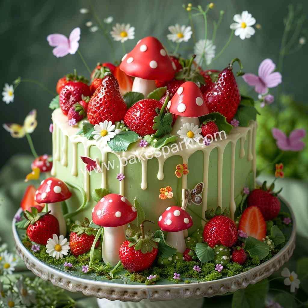 strawberry cake design