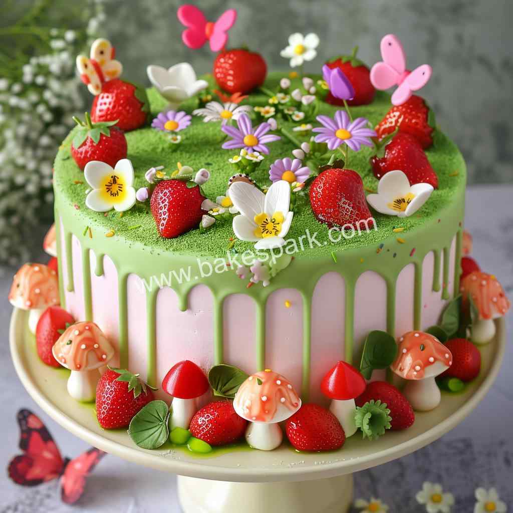 strawberry cake design