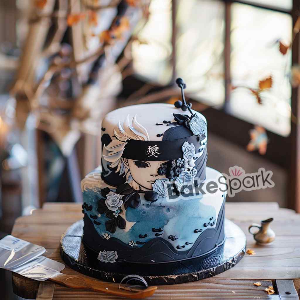 gojo cake design