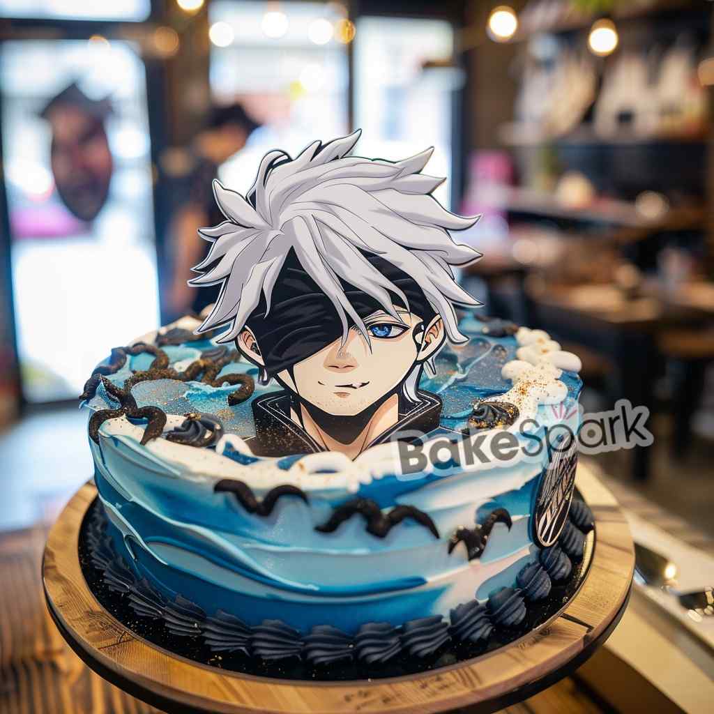 gojo cake design