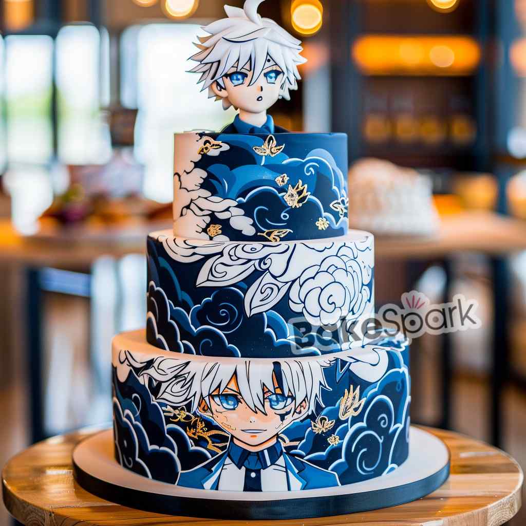 gojo cake design