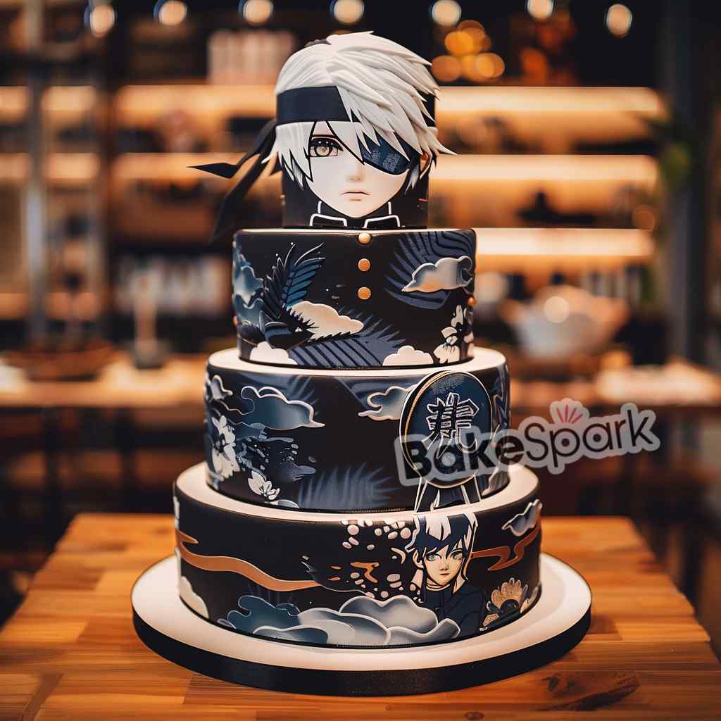 gojo cake design