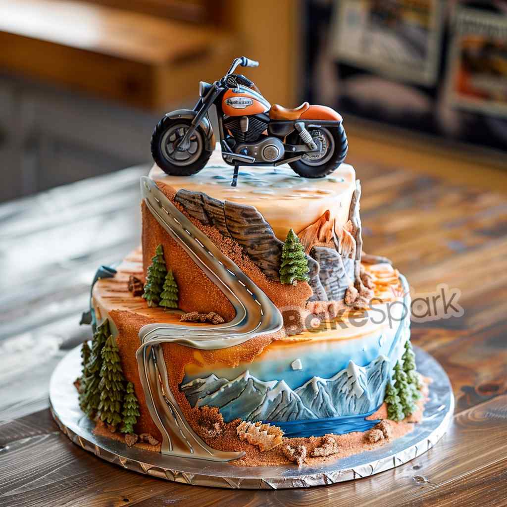 men and father cake