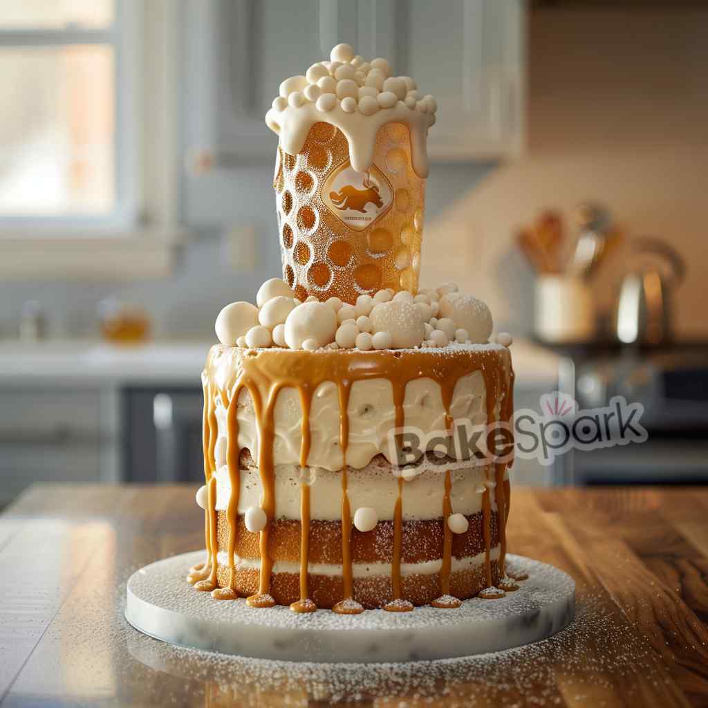 men and father cake