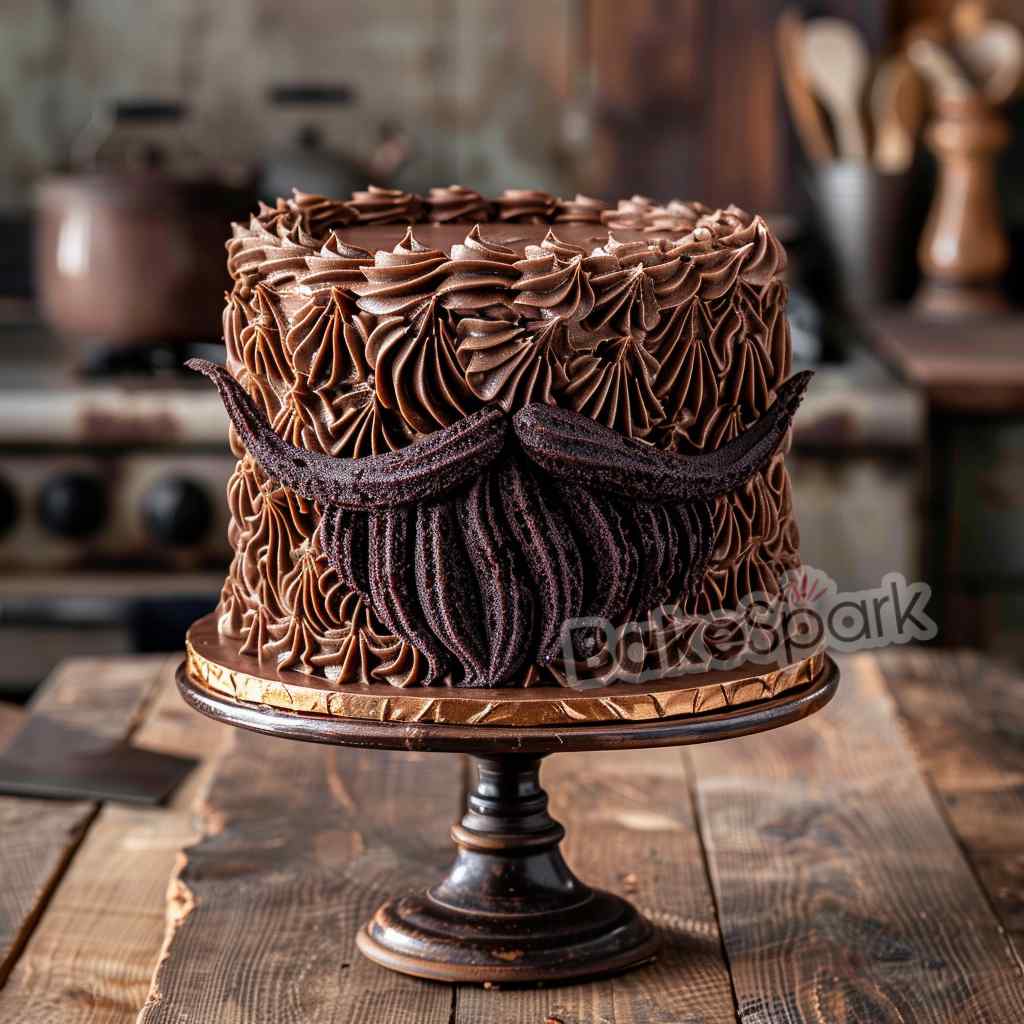 men and father cake