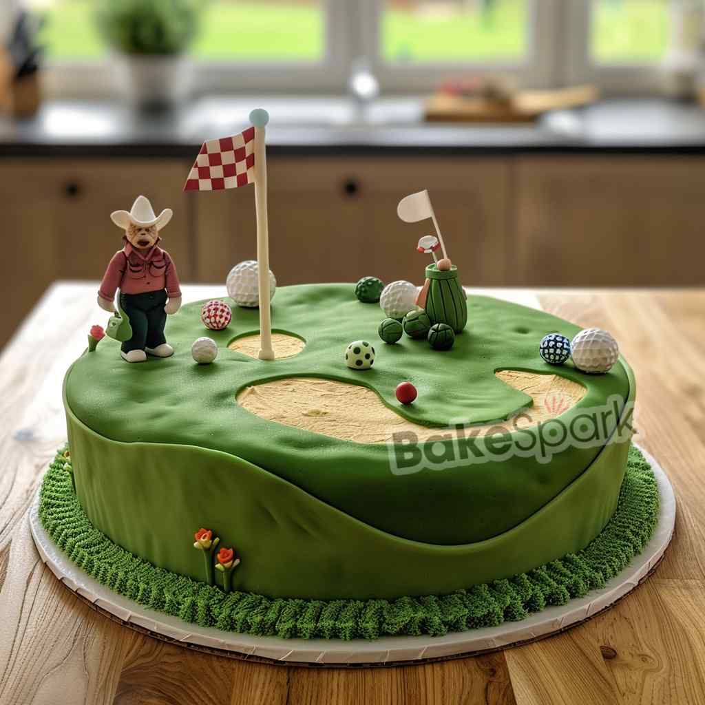 men and father cake