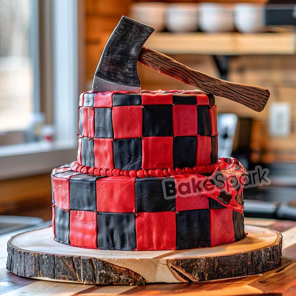men and father cake