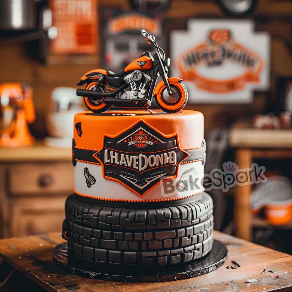 men and father cake