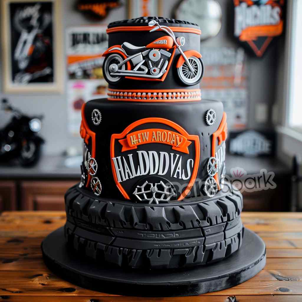 men and father cake