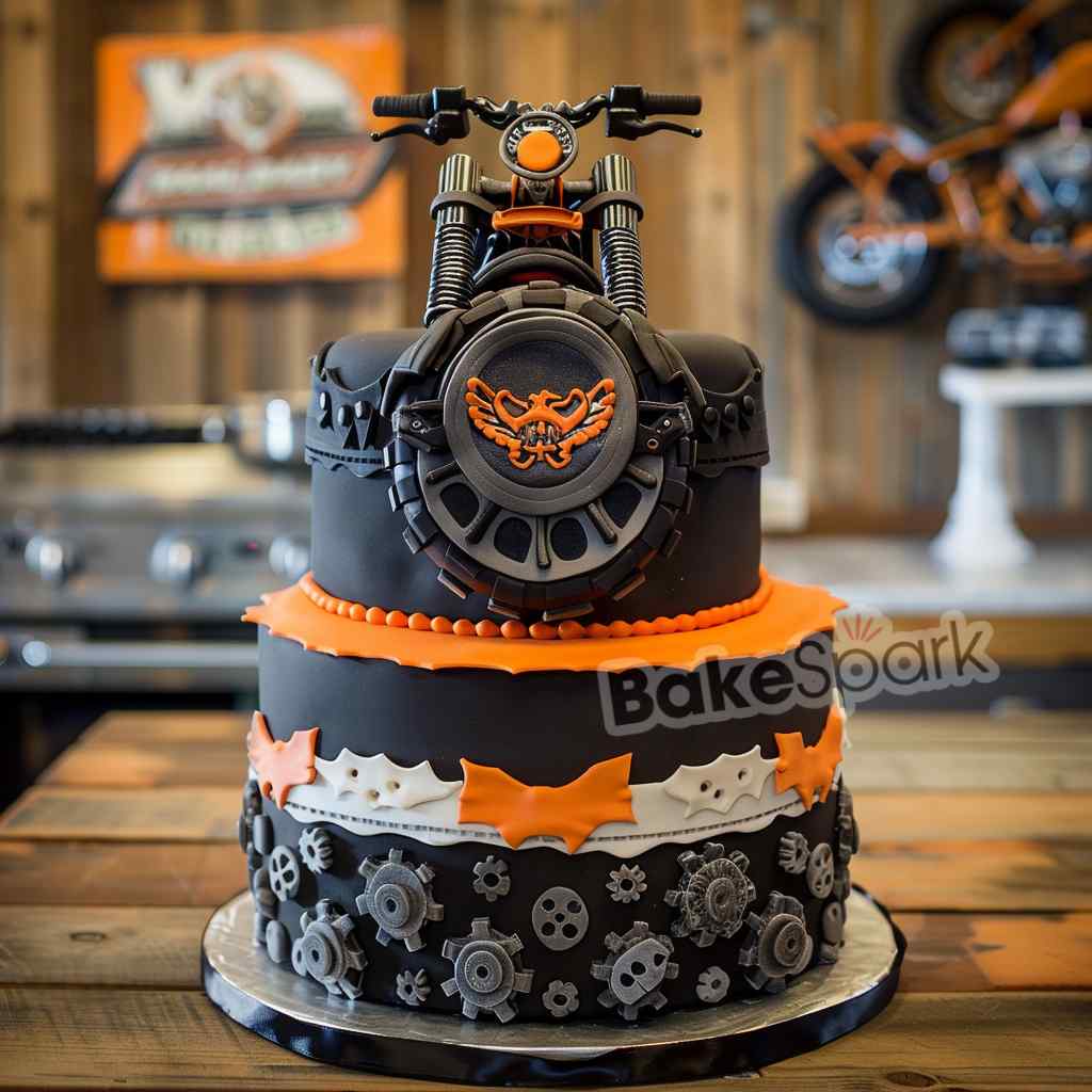 men and father cake