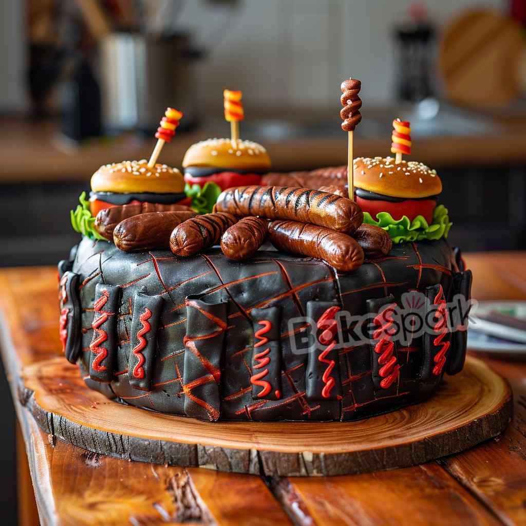 men and father cake