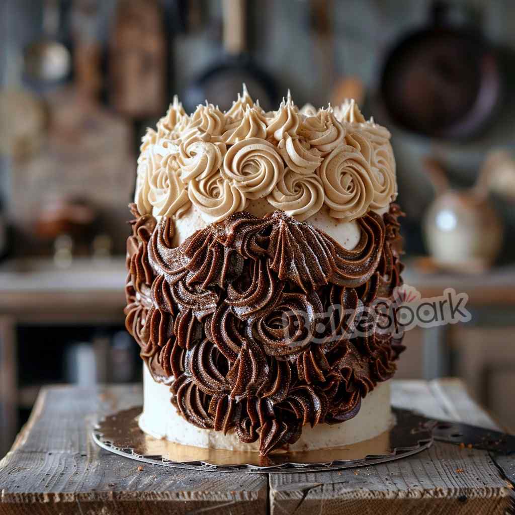 men and father cake