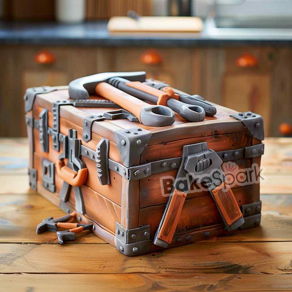 men and father cake