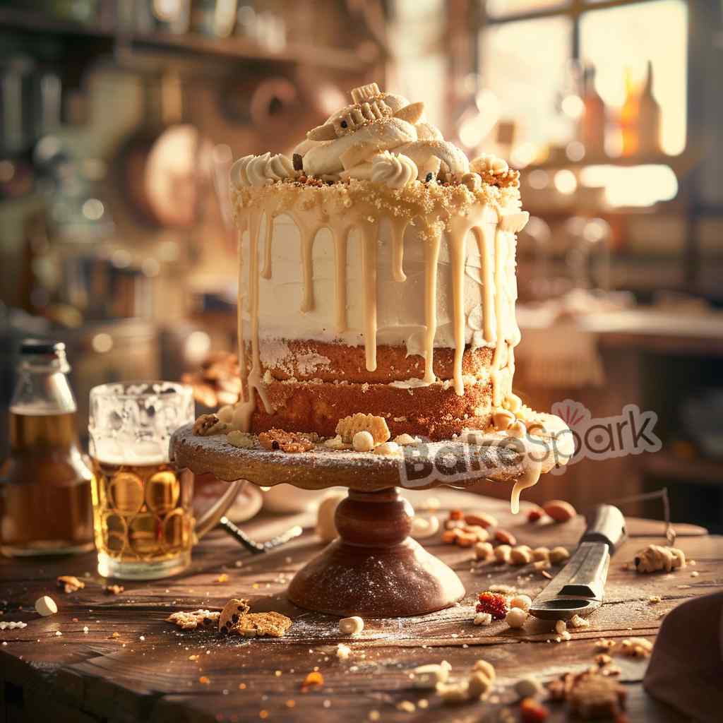 men and father cake