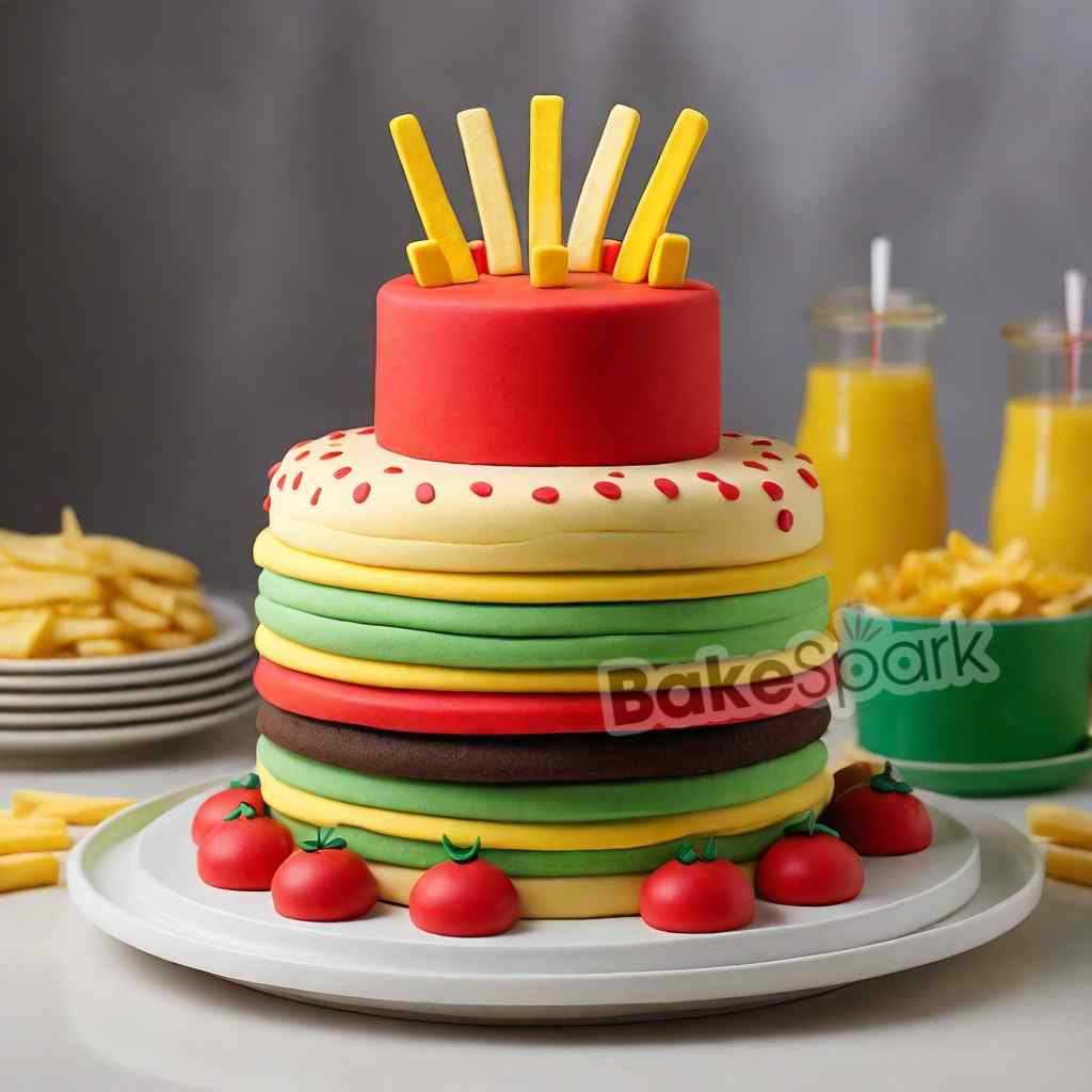 men and father cake