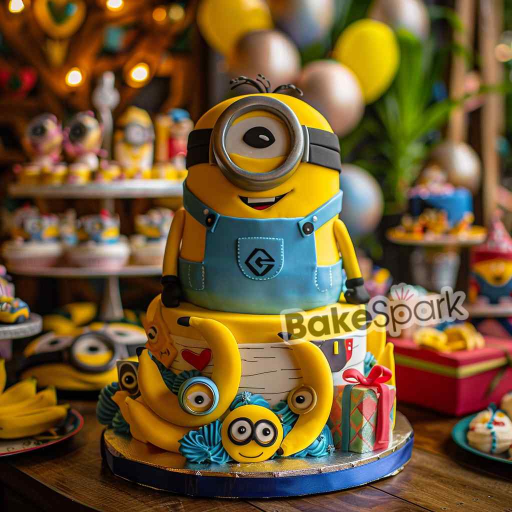 minions cake design