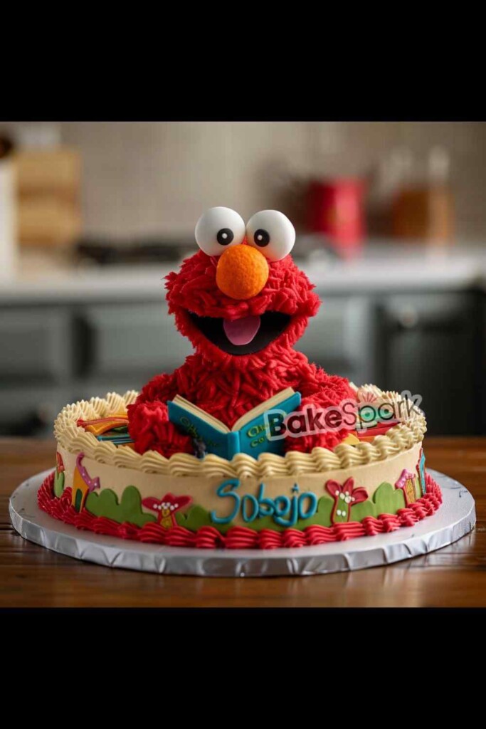 elmo cake design