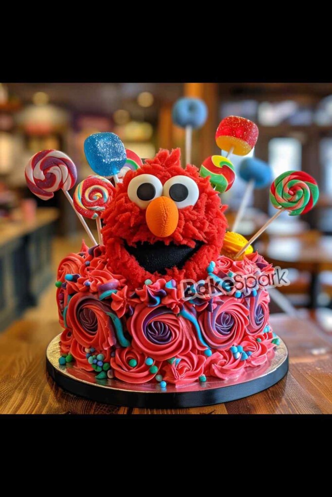 elmo cake design