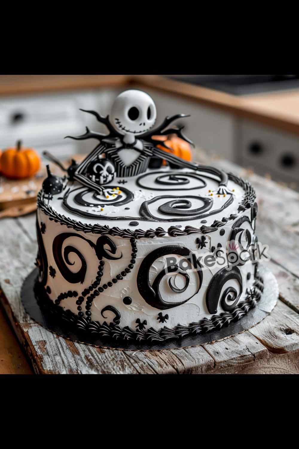 nightmare before christmas cake ideas