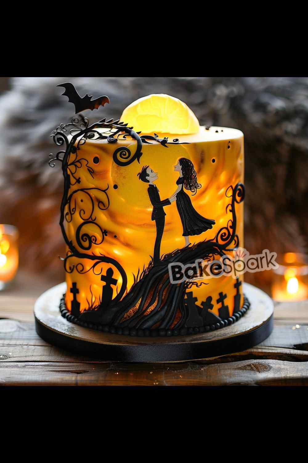nightmare before christmas cake ideas