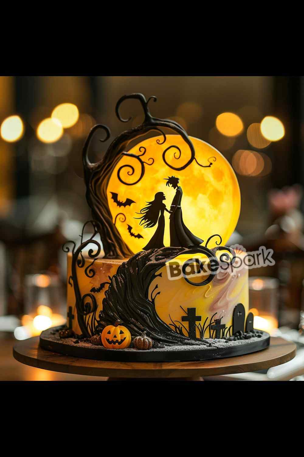 nightmare before christmas cake ideas