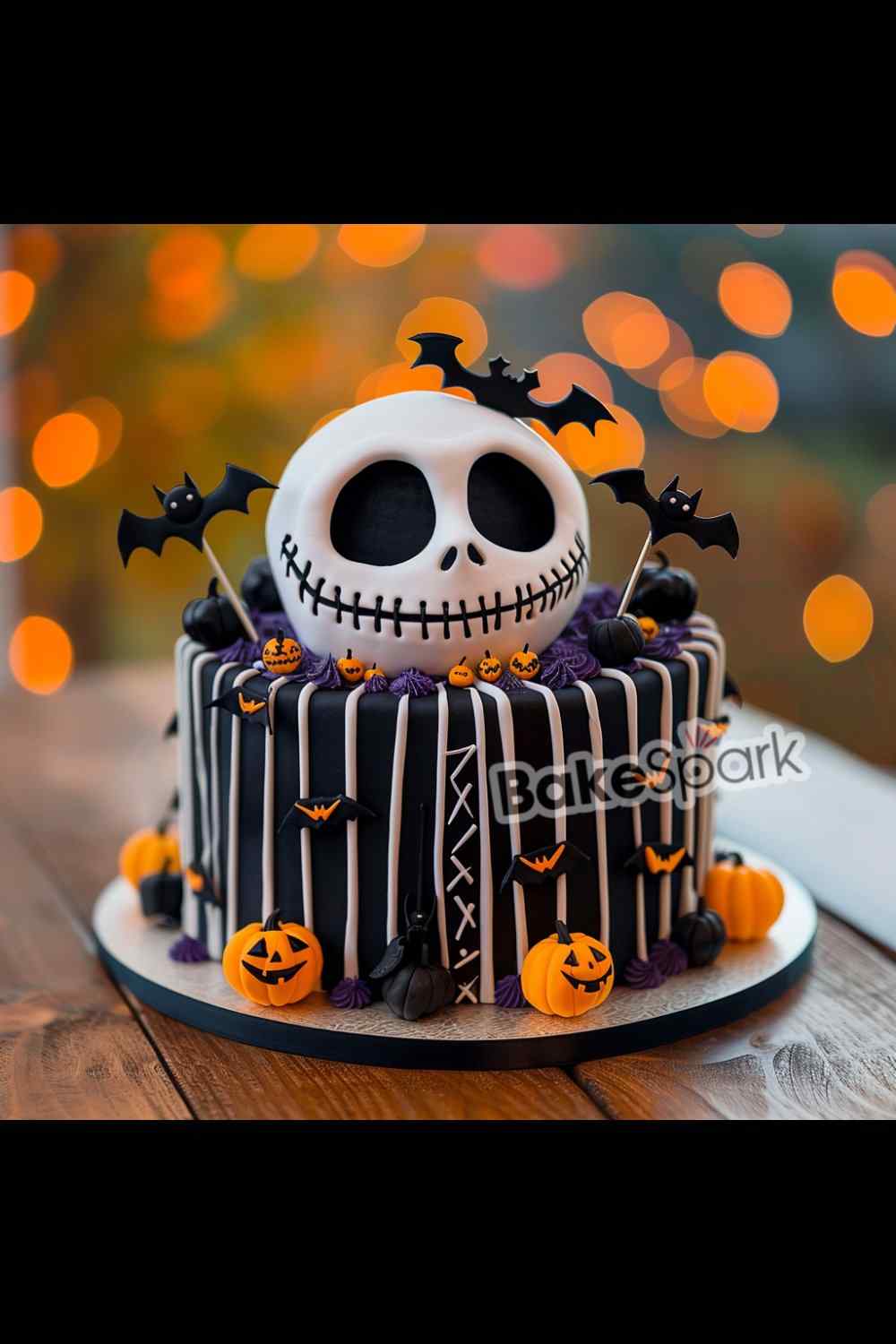 nightmare before christmas cake ideas
