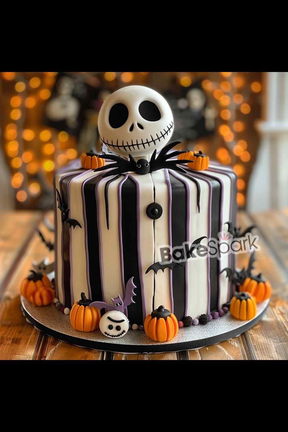 nightmare before christmas cake ideas