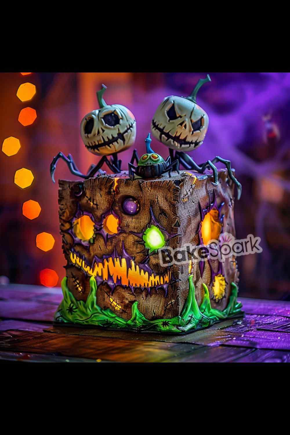 nightmare before christmas cake ideas