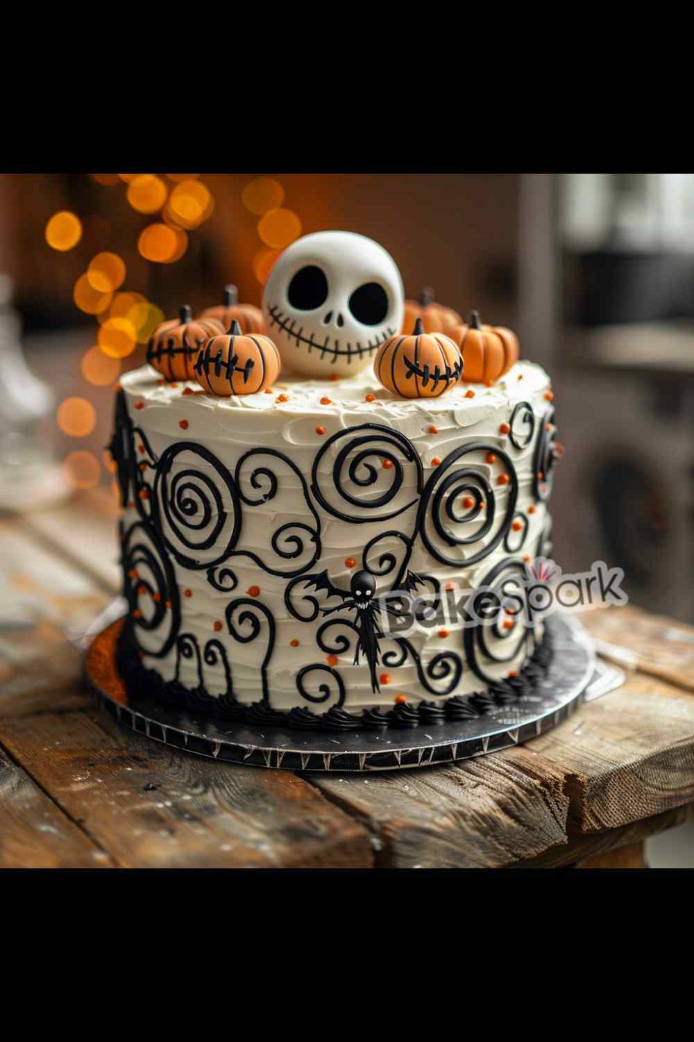 nightmare before christmas cake ideas