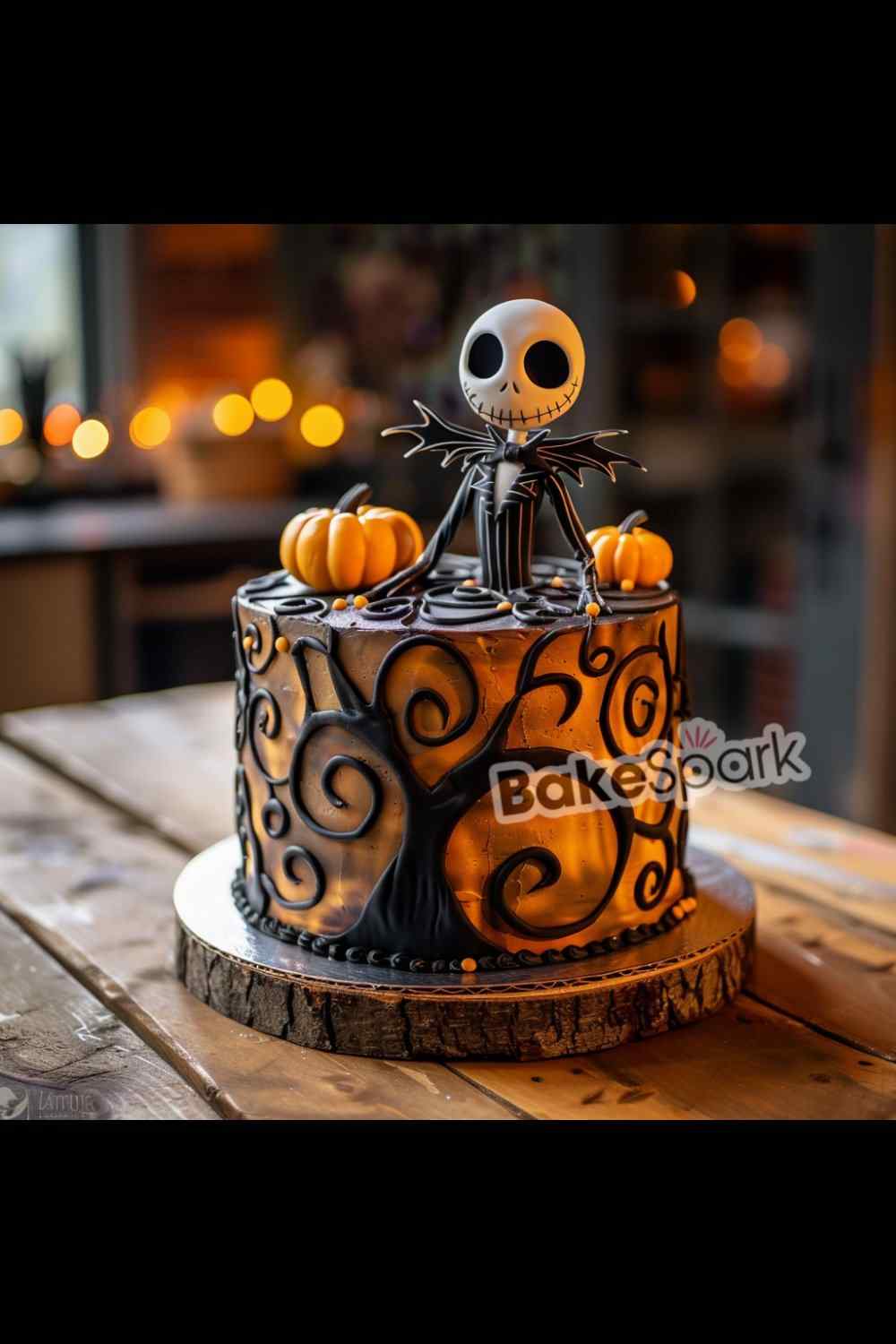 nightmare before christmas cake ideas