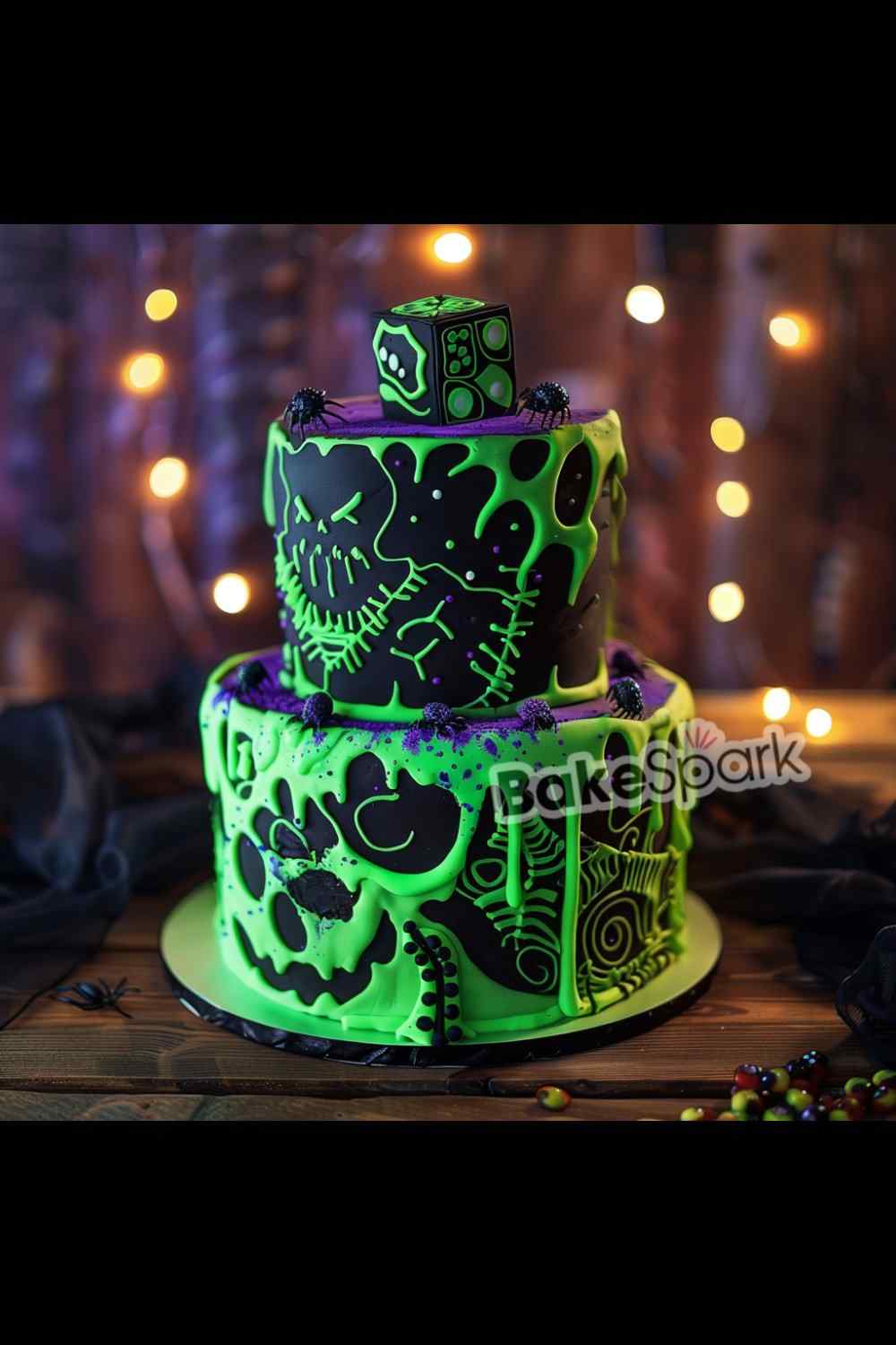 nightmare before christmas cake ideas