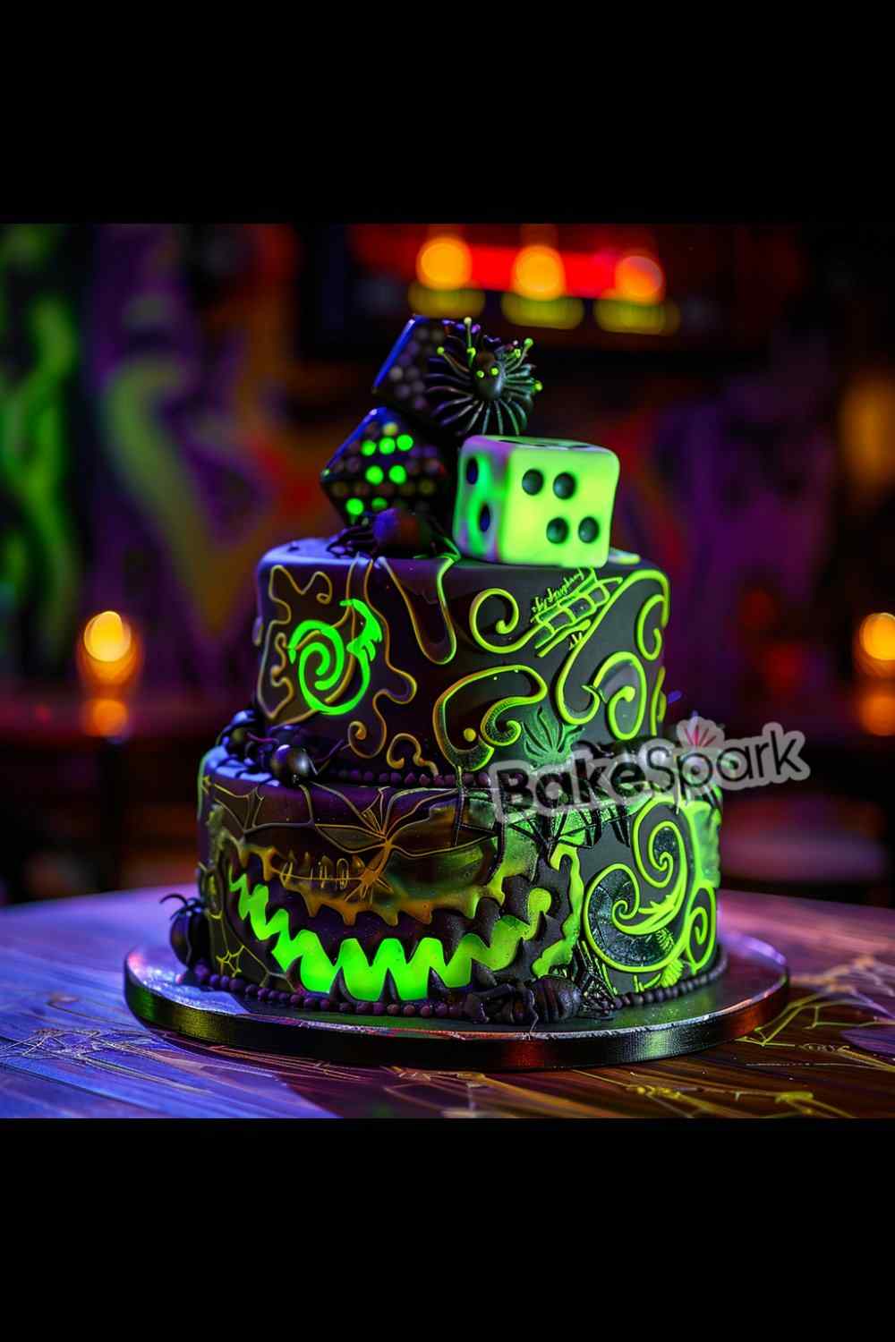 nightmare before christmas cake ideas