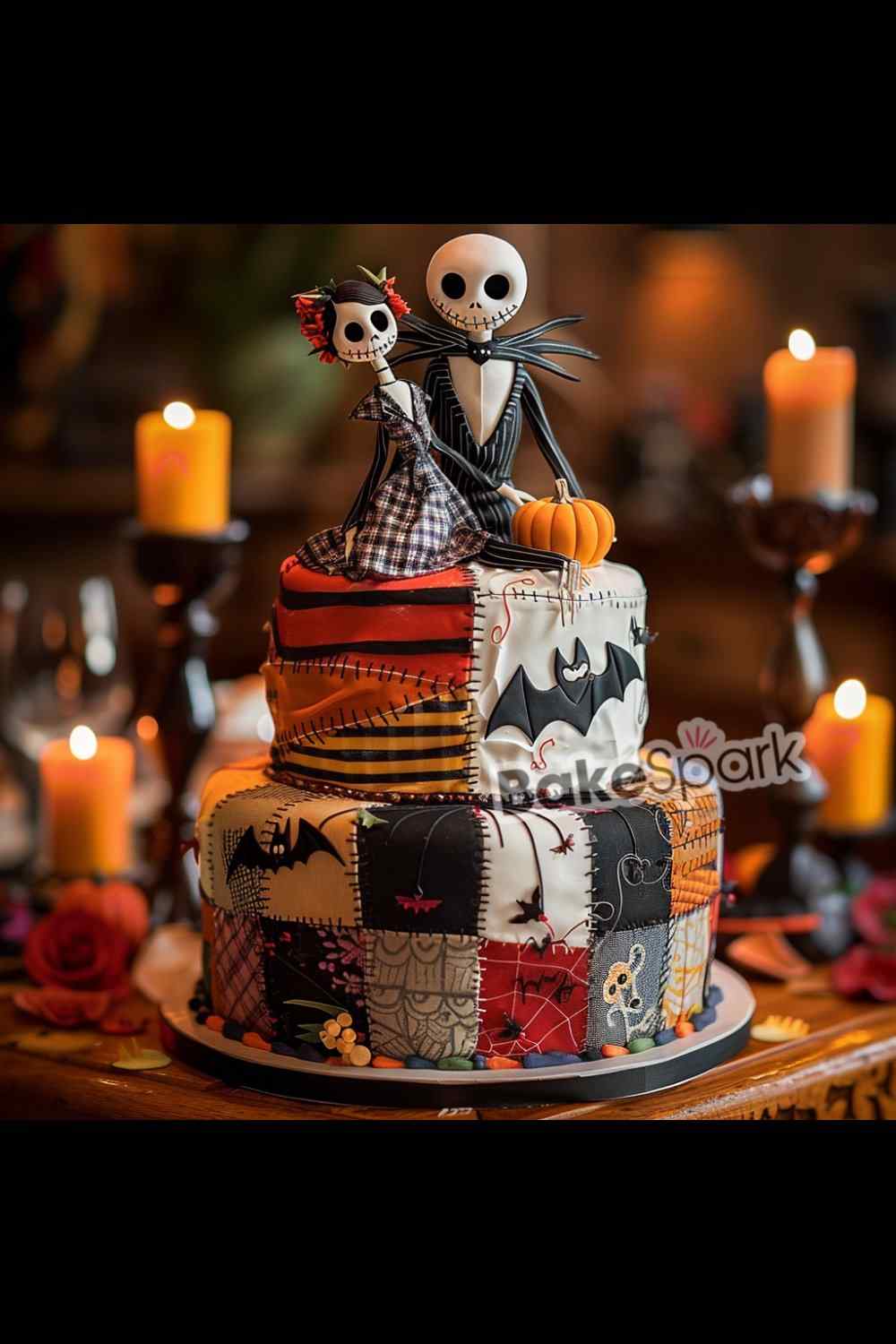 nightmare before christmas cake ideas