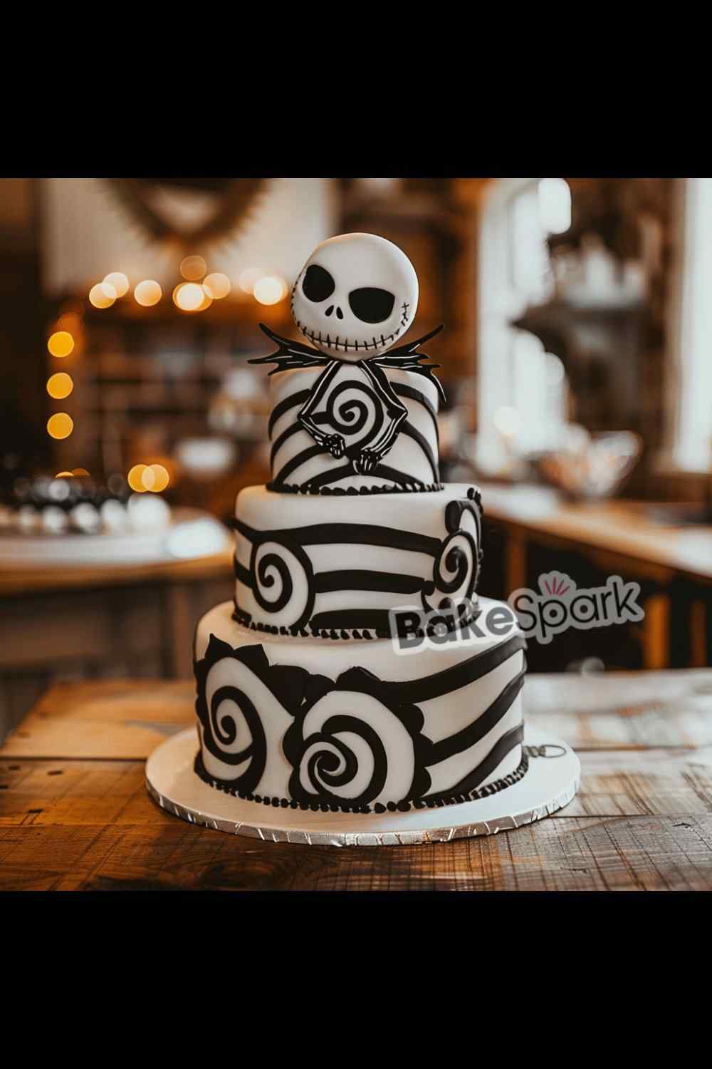 nightmare before christmas cake ideas