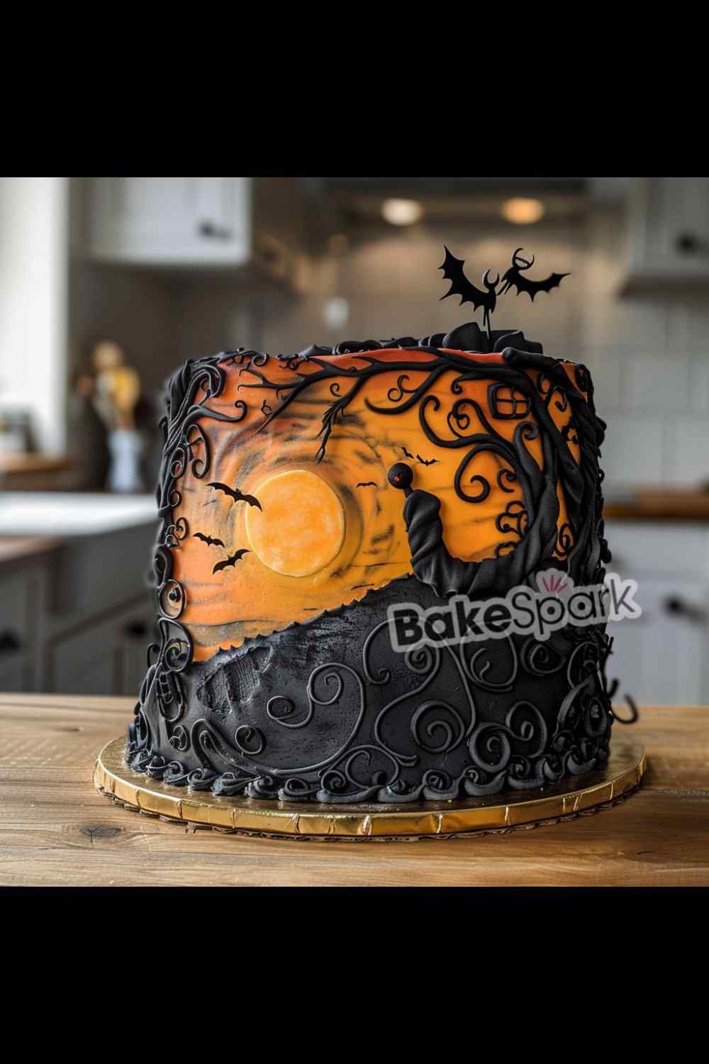 nightmare before christmas cake ideas