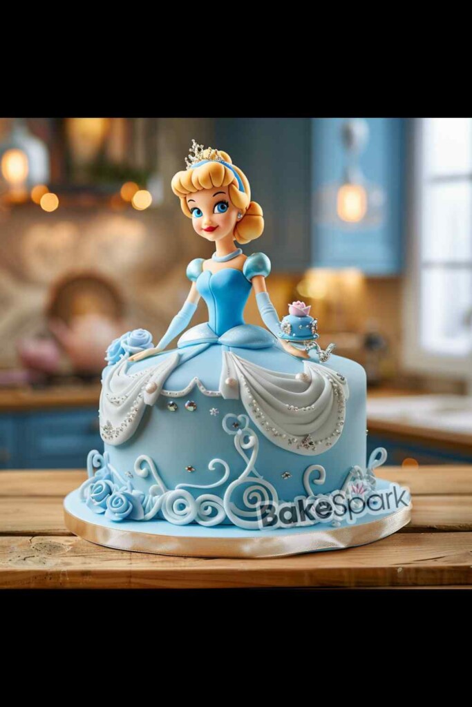 cinderella cake design idea