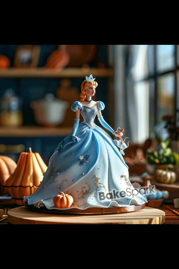 cinderella cake design idea