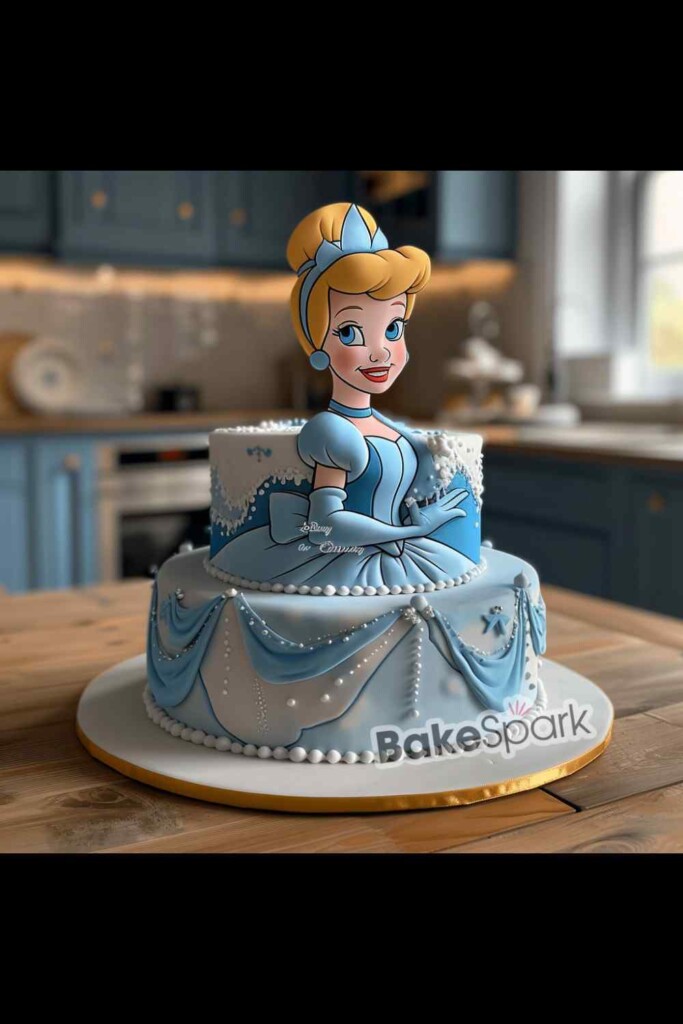 cinderella cake design idea