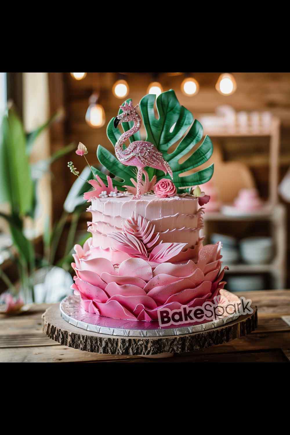 flamingo cake idea