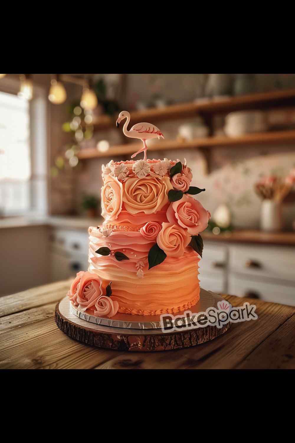 flamingo cake idea