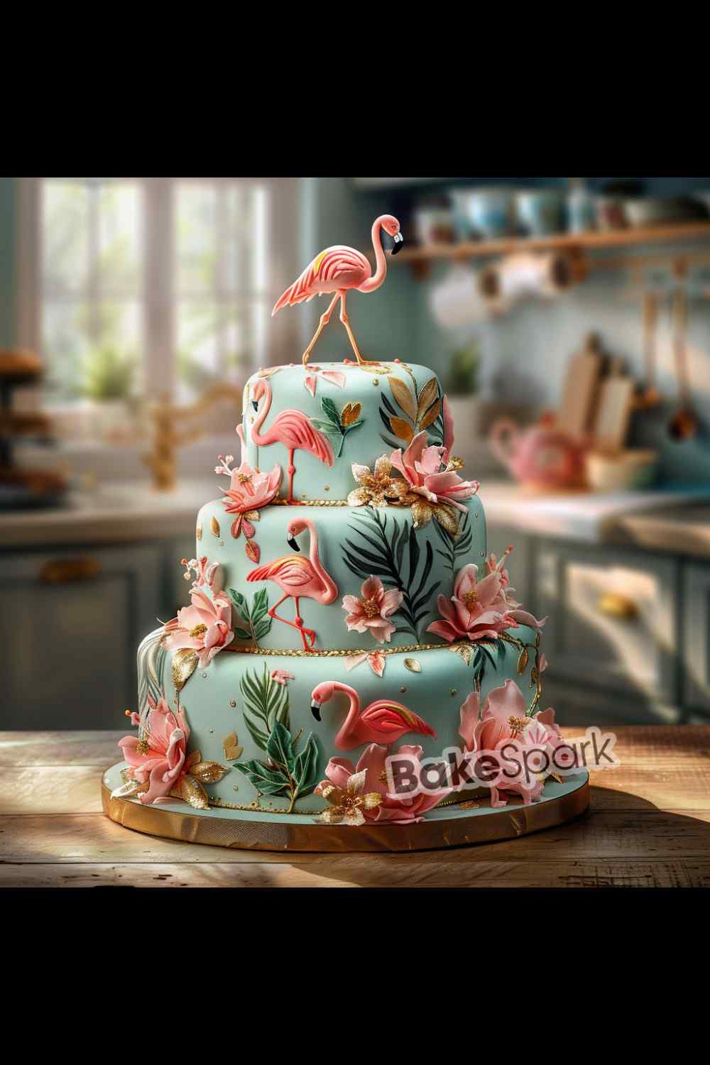 flamingo cake idea