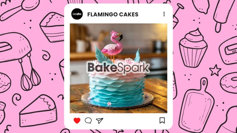 flamingo cakes